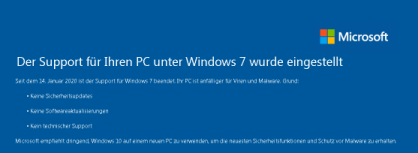 Jetzt auf Windows 10 umrüsten!